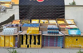 Binlerce Paket Kaçak Sigara Ele Geçirildi