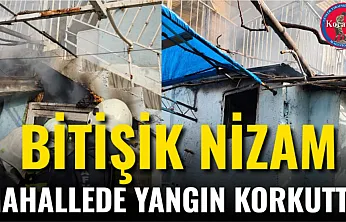 Bitişik Nizam Mahallede Yangın Korkuttu