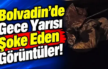 Bolvadin'de Gece Yarısı Şoke Eden Görüntüler!