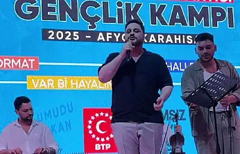 BTP Lideri Hüseyin Baş, Afyon'da İlahi Söyledi