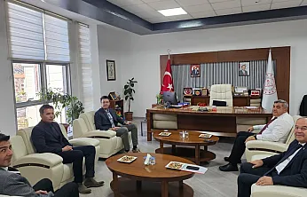 Daire Başkanı Öztürk, Müdür Sünnetci İle İstişare Etti