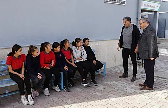 Eğitimci Başkan'dan Eğitim Neferlerine Ziyaret