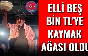 Elli Beş Bin TL'ye Kaymak Ağası Oldu