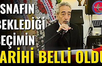 Esnafın Beklediği Seçimin Tarihi Belli Oldu