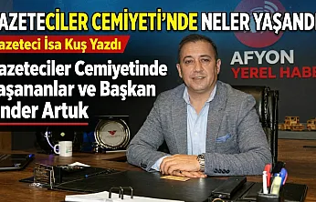 Gazeteciler Cemiyeti'nde Neler Yaşandı?