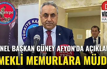 Genel Başkan Güney Afyon'da Açıkladı: Emekli Memurlara Müjde!