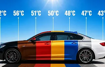 Güneş Altında Açık Renkli Araçlar Avantajlı