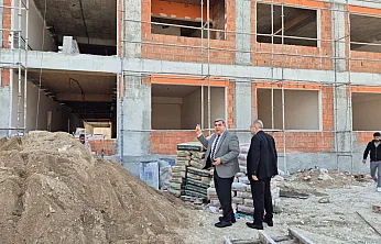 İkinci Fen Lisesi İnşaatı Hızlı İlerliyor