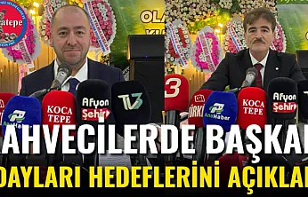 Kahvecilerde Başkan Adayları Hedeflerini Açıkladı