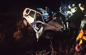 Kamyonla Çarpışıp Şarampole Devrilen Otomobil Sürücüsü Hayatını Kaybetti