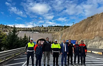 Karahisar Tünelinde Dikkat Çeken Prova