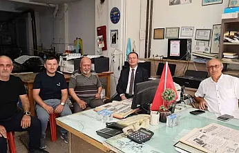 Kaymakam Akgül'den Dinar Basınına İade-i Ziyaret