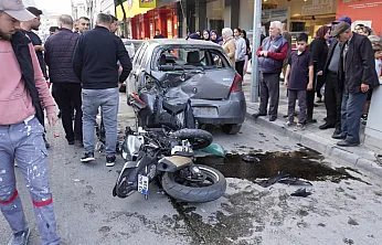 Kurtuluş Caddesi'nde Feci Motosiklet Kazası!