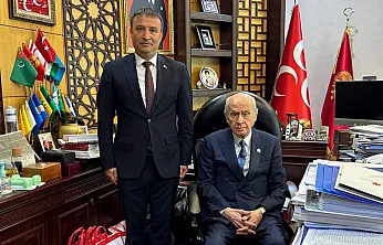 MHP İl Başkanı Kahveci, Bahçeli ile Görüştü