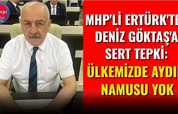 MHP'li Ertürk'ten Deniz Göktaş'a Sert Tepki: Ülkemizde Aydın Namusu Yok