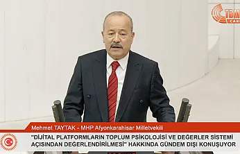MHP Milletvekili Taytak: Sosyal Medya Milli Güvenlik Meselesidir