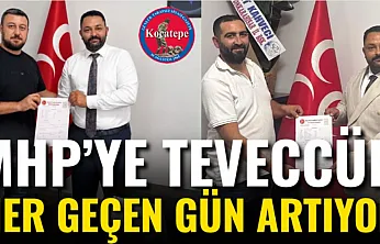 MHP'ye Teveccüh Her Geçen Gün Artıyor