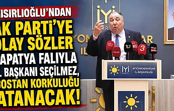 Mısırlıoğlu'ndan Ak Parti'ye Olay Sözler Papatya Falıyla İl Başkanı Seçilmez, Bostan Korkuluğu Atanacak!