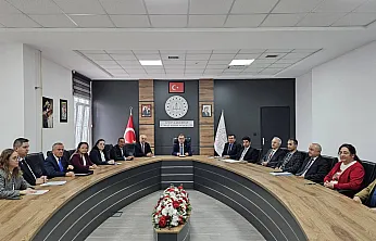 Müdür Altınkaynak Eğitim Müfettişleriyle Bir Araya Geldi