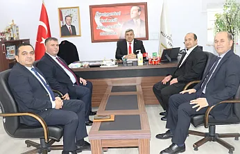 Müdür Sünnetci, Bayat'ta Temaslarda Bulundu