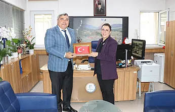 Müdür Sünnetci'den, Müdür Cengiz'e Ziyaret
