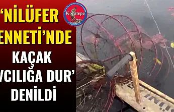 'Nilüfer Cenneti'nde Kaçak Avcılığa 'Dur' Denildi