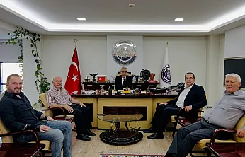 Önder Artuk'tan Cengiz Üstün'e Hayırlı Olsun Ziyareti