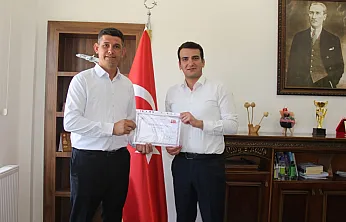Örnek Muhtara Teşekkür Belgesi