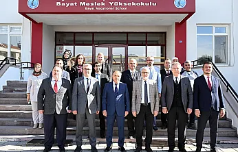 Rektör Karakaş, 2 MYO'da İncelemelerde Bulundu