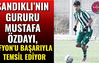 Sandıklı'nın Gururu Mustafa Özdayı, Afyon'u Başarıyla Temsil Ediyor