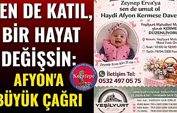 Sen de Katıl, Bir Hayat Değişsin: Afyon'a Büyük Çağrı