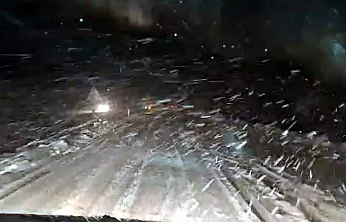Şuhut Yolu'nda Kar Çilesi