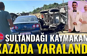 Sultandağı Kaymakamı Kazada Yaralandı