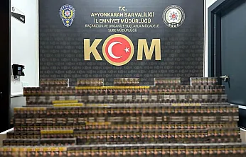 Sultandağı'nda 1830 Paket Kaçak Sigara Ele Geçirildi
