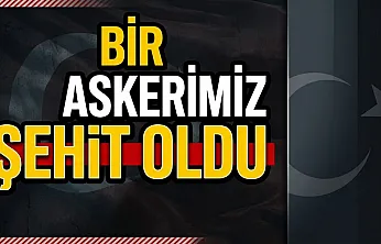 Suriye'de Bir Askerimiz Şehit Oldu
