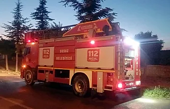 Susuz Güzelimdağı'nda Alevlerle Mücadele