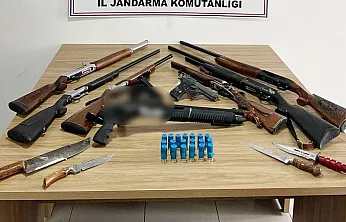 Tabanca, Tüfek, Fişek, Bıçak… Jandarma Ele Geçirdi