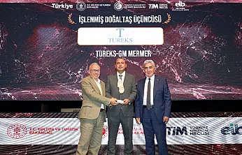 Tureks'e Doğal Taş İhracatında 4 Ödül Birden