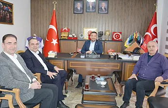TV3 Heyetinden MHP İl Başkanı Kahveci'ye Ziyaret