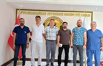 Veteriner Hekimler Odasında Başkan Ve Başkan Adayı Buluştu