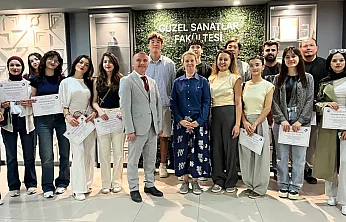 Yakup Evren Ortaokulu Duvarları Sanatla Parladı