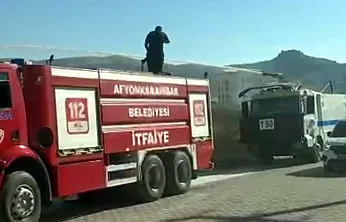 Yangına TOMA'lar Müdahale Etti