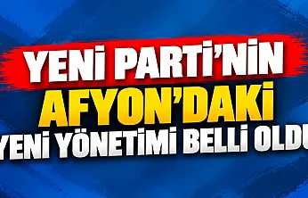 YENİ Parti Afyonkarahisar'da Faruk Duha Erhan'ın Listesi Belli Oldu
