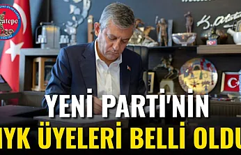 YENİ Parti'nin MYK Üyeleri belli oldu