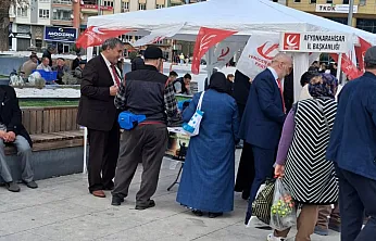 Yeniden Refah Partisi'nin İmza Kampanyasına Büyük İlgi