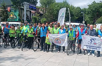 Yeşilay'ın 13. Bisiklet Turu Afyonkarahisar'da Gerçekleştirildi