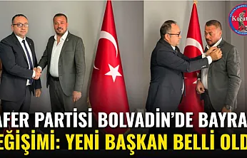 Zafer Partisi Bolvadin'de Bayrak Değişimi: Yeni Başkan Belli Oldu