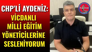 CHP'li Aydeniz: Afyon'da Fen Liseleri Kontenjanı Neden Azaltıldı!