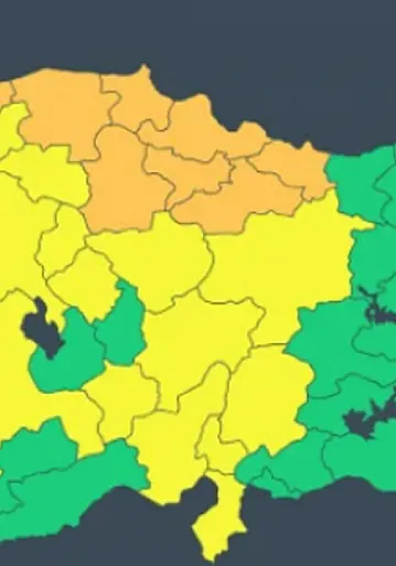 35 İl İçin 'Tehlike' Uyarısı. Hem AFAD Hem Meteoroloji Uyardı
