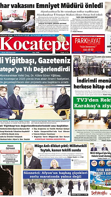 E-Gazete - Tarih: 01 Ocak 2026
